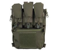 KLYso Assaut Adapter Panneau Arrière Fermeture Éclair sur Le Sac Arrière Gilet Tactique FCPC V5 Porte-Plaque Accessoires Sac Pochette GP Poche Multi-Outils (Color : RG)