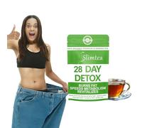 KLYso Thé Détox for Perdre du Poids Pendant 28 Jours: Brûle-Graisses Et Stimule Le Métabolisme(2PCS)