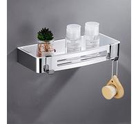 KLZUOPT Exquisite Bathroom Shelves Shower Caddy Stainless Steel Shower Shelf, No Drilling Shampoo Conditioner Holder for Bathroom Storage Bathroom Shelf Storage (Color : 4)