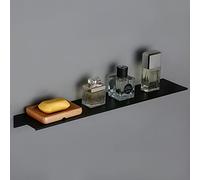 KLZUOPT Shower Caddy 30-60CM Black Kitchen Aluminium Bathroom, Shower Storage Rack, Wall Mounted Corner Basket, Shampoo Toothbrush Cup Shelf Bathroom Shelf Storage (Color : 40cm Length)