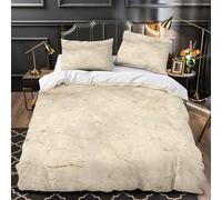 KLZXCVBNMQW Moderne Wall Texture Housse de Couette Microfibre 3D Imprimée 3 Pièces 2xTaies Douce Neutral Tone Parure de Lit Super Douce Entretien Facile for Filles Ado Super King（260x220cm）