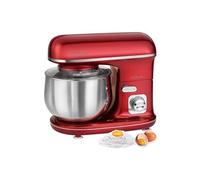 Robot Pâtissier Boulangerie Cuisine Ménager Multifonction Bol Inox 5L 1100W Bomann KM 6010 CB Rojo
