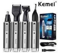 KM-6630 Kemei tondeuse pour hommes tondeuse électrique nez et oreilles tondeuse Rechargeable pour cheveux barbe nez et oreille nettoyant toilettage KM-6632