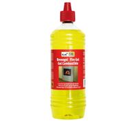 KM Firemaker - Lot de 12 bouteilles de 1 L de gel combustible inodore pour barbecue, cheminée, pots à feu et fondue - Allume-feu propre et sécurisé - Réf. 310