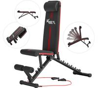 KM-Fit Banc musculation multifonction pliable entraînement réglable 250 kg
