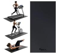 KM-Fit Tapis de Protection de Sol 200×90×0,8 cm | Antidérapant pour Appareils de Fitness | Amortissant Bruit & Vibrations | Tapis pour Yoga & Pilates | 4 Tailles Disponibles