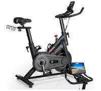 KM-FIT Vélo d’appartement avec résistance magnétique - Bluetooth KINOMAP & ZWIFT capteur de fréquence cardiaque