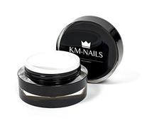 KM-Nails - Gel monophase clair, sans HQ, sans acide, 15 ml, gel élastique pour les personnes souffrant d'allergies, durcit sous lampe UV et LED