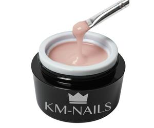 KM-Nails Pro Sculpt Gel - Nude Edit - 15 ml - Durcissement LED et UV - Design d'ongles basique naturel - Aspect nude - Base de modelage des ongles