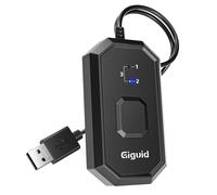 KM Sharer Commutateur clavier souris sans fil pour 4 appareils | Contrôle KVM USB pour PC Windows, tablette, smartphone | Peu encombrant pour le bureau