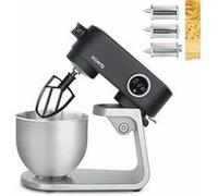 Robot multifonction H.koenig Km120+km3 - robot pâtissier métal et kit accessoires pâtes