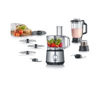 Km3892 Robot Multifonctions - 1200 W - Inox Et Noir - Blender 1,5 L - 2 Vitesses + Pulse Severin