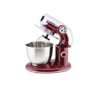 H.Koenig KM80 Robot mixer 1000 W Rouge, Acier inoxydable