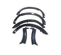 KMAGE 1set Accessoires De Voiture Fender Flares Wheel Arch Glossy Mudguards pour Isuzu pour Dmax 2021-2023 Garde-Boue pour Double Cabine Sourcils de Roue de Voitur