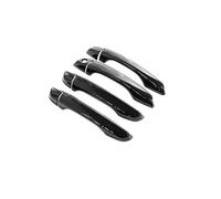 KMAGE Autocollant Garniture De Poignée De Porte Pour Citroen C4 MK3 2021 2022 2023 Accessoires De Pièces Extérieures De Voiture(Metallic Blcak 4pcs)