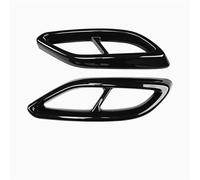 KMAGE Garniture De Couvercle De Queue De Silencieux D'échappement De Voiture pour Mercedes pour Benz CLA Classe C118 W118 CLA180 200 220 250 260 2020-2022 (Color : Noir)