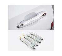 KMAGE Garniture Poignée Porte Protection Pour Toyota Pour RAV4 XA50 2019 2020 2021 2022 ABS Carbone/chrome Accessoires Extérieurs Latéraux Voiture 4 Pièces(2 hole Chrome 1)