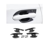 KMAGE Garniture Poignée Porte Protection Pour Toyota Pour RAV4 XA50 2019 2020 2021 2022 ABS Carbone/chrome Accessoires Extérieurs Latéraux Voiture 4 Pièces(Carbon 1)