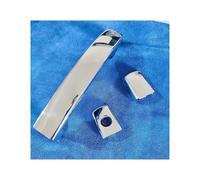 KMAGE Poignée De Porte Extérieure Pour Nissan Pour Frontier Pour Navara D40 2006-2014 Pour Pathfinder R51 Chrome Et Argent(Chrome,Right no hole)