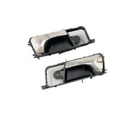 KMAGE Poignée Intérieure De Porte Avant Et Arrière Chromée Avec Finition Noire Pour Suzuki Pour Forenza 2003 2004 2005 2006 2007 2008(1 pair chrome)