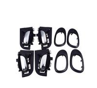 KMAGE Poignée Ou Enjoliveur De Porte Intérieure Pour Peugeot 206 CC SD SW 207 1.4L 1.6L Avant/arrière, Côté Conducteur Gauche Ou Passager Droit(8 Pcs Left Right Kit)