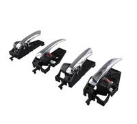 KMAGE Poignée Porte Intérieure 4 Pièces Poignée Porte Intérieure Voiture Pour Suzuki Pour Vitara SX4 Pour S-cross 83130-61M10 83110-61M10(Black)
