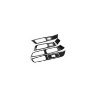 KMAGE Poignée Porte Intérieure Autocollant Couverture Panneau Commutateur De Fenêtre D'accoudoir Porte D'acier Inoxydable Pour Volvo XC60 S60 V60(Black titanium)