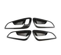 KMAGE Poignée Porte Intérieure Autocollant Poignée Porte LHD 4 Pièces Pour Ford Pour Focus 3 MK3 2015 2016 2017 2018(Wood style)
