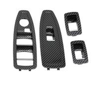 KMAGE Poignée Porte Intérieure Panneau Commutateur Fenêtre Panneau Garniture Porte Intérieure Pour Série 1 3 4 F20 F30 F31 F34 F35 F36(4-piece set 2)