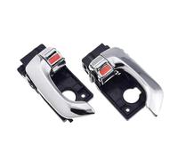 KMAGE Poignée Porte Intérieure Poignée Porte Intérieure 2 Pièces Côté Conducteur Et Passager Avant Et Arrière Pour Kia Pour Optima Pour Magentis 2006-2009 2010 2,4l 2,7l(Argent)
