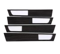KMAGE Poignée Porte Intérieure Pour Land Rover Pour Discovery 4 LR4 2010 2011 2012 2013 2014 2015 2016 ABS Poignée Porte Intérieure Garniture Panneau(Black Wood Grain)
