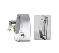 KMAGE Poignées de porte extérieures pour Nissan 350Z toutes avec un moteur V6 de 3,5 L 2008 2003-2009 OE#80607-CD40B 80606-CD00B Extérieur Noir Gauche Droite(Chrome Left)