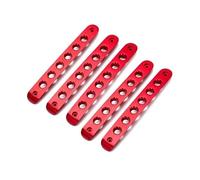 KMAGE Pour Jeep Pour Wrangler JK Pour JKU Pour Unlimited Pour Rubicon Pour Sahara Pièces Inserts De Poignée De Porte Avant Arrière En Aluminium(5 pieces Red)