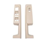 KMAGE Pour Skoda Pour Superb 2008-2013 Poignée Porte Intérieure Avant Arrière Accoudoir Cadre Interrupteur Panneau Commande Garniture 2 Pièces 3TD867157(Beige front)