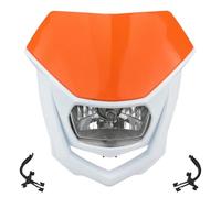 KMAGE Pour WR450 Ampoule Halogène Universelle Pour Phare De Moto(Orange White)