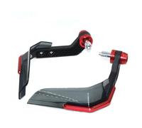 KMAGE Protege Main Moto pour Moto Guzzi V9 pour Roamer/pour Bobber/V85 TT/V7 pour Pierre/Bouclier De Protection des Mains Spécial Pare-Brise Protecteur De Main Moto Guidon Gardes (Color : Rouge)