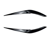 KMAGE Sourcils Et Paupières Phares Avant pour B&MW X5 G05 X6 G06 30i 30d 35i 35d 40i 40d 45e M50i M50d 2018 Et Plus(Gloss Black)