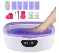 KmaxShip Machine à cire de paraffine pour le traitement des mains et des pieds - Chauffe-cire de paraffine de grande capacité de 5 000 ml avec recharges de 1,7 kg, kit hydratant pour les mains - Lot