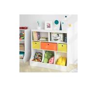 KMB26-W Bibliothèque Meuble de Rangement pour Livres et Jouets Etagère de Rangement