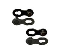 Lot de 2 attaches rapides kmc missinglink cl555r dlc 11v noir