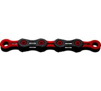 KMC Chaîne de vélo X11SL DLC WT X Road/MTB 114 maillons Noir/Rouge