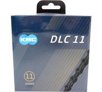 KMC Bicycle Chain DLC 11 118 SCHAKELS - ZWART, DURABILITÉ DIAMOND, 243G Zwart G