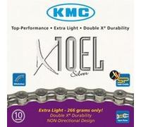KMC Bicycle Chain X10EL - Silver - 10 Speed - 114 Liens Silver G