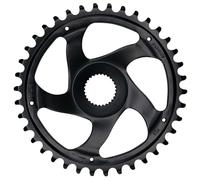 KMC Bosch Gen 4 Plateau sans espacement, Noir, 38T, chaîne 52,0 mm