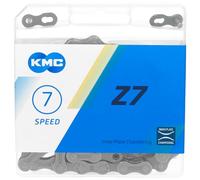 Chaine kmc z7 114 maillons 6 7 vitesses argent marron