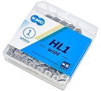 KMC HL1 Wide Half Chaîne de vélo Mixte, Argenté, 100 Link