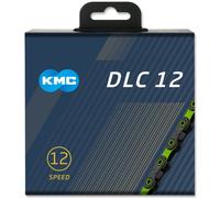KMC Cat. X12 DLC BLK/GRN 126L Accessories Adulte Unisexe, Vert Noir, U