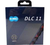 KMC Chain de vélo DLC 11 118 Schakels - Rouge / noir G