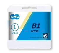 KMC chaîne B1 large 1/2 x 1/8 pouce 112S vitesse simple noir