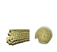 KMC Chaîne de motocross Golden Connecting Master Link 420 428 520 120 L Compatible avec les pièces de moto automobile SSR Coolster Apollo ATV Pit Dirt Bike(520)